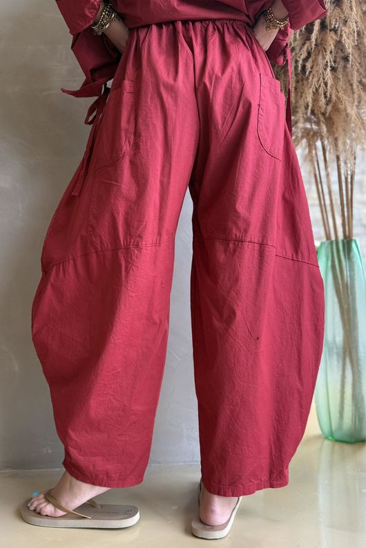 Paloma Classic Barrel Pant Sangria